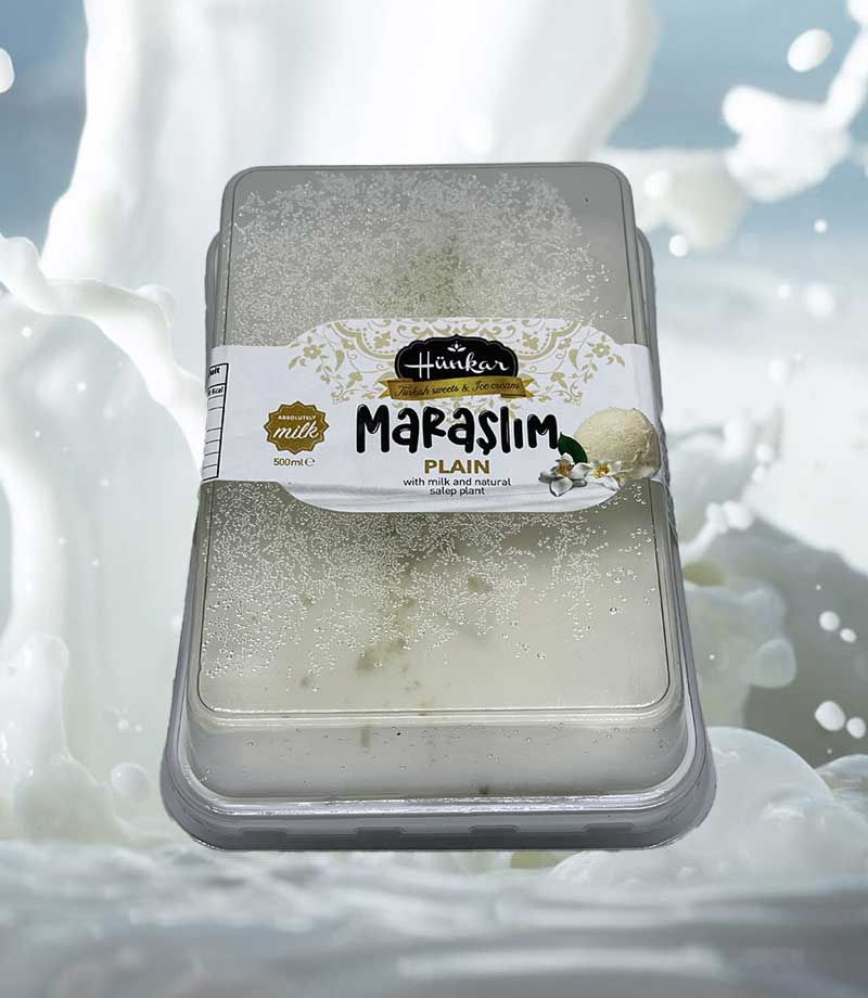 Hünkar Maraşlım Sade Dondurma 500 gr.