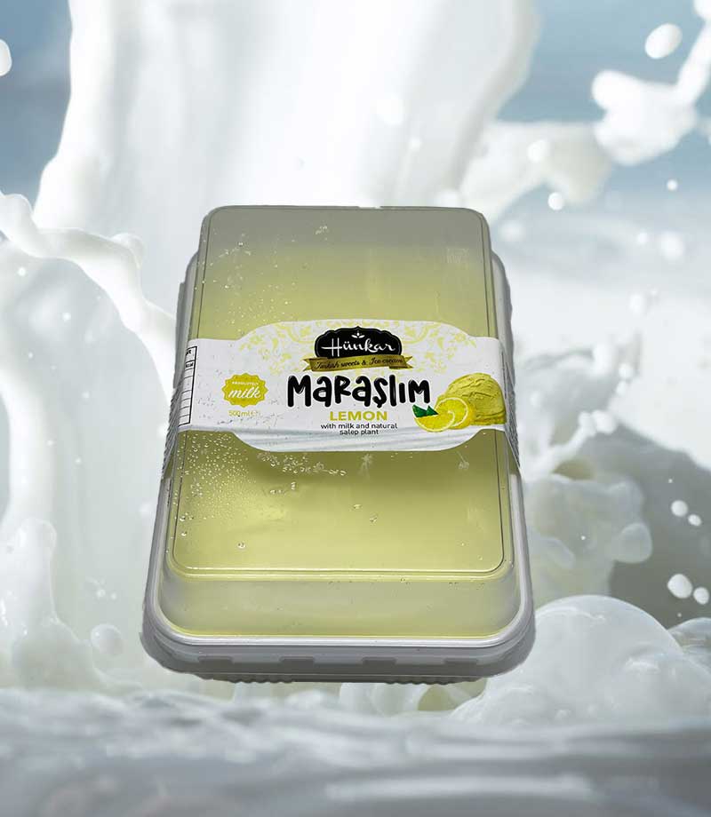 Hünkar Maraşlım Limonlu Dondurma 500 gr.