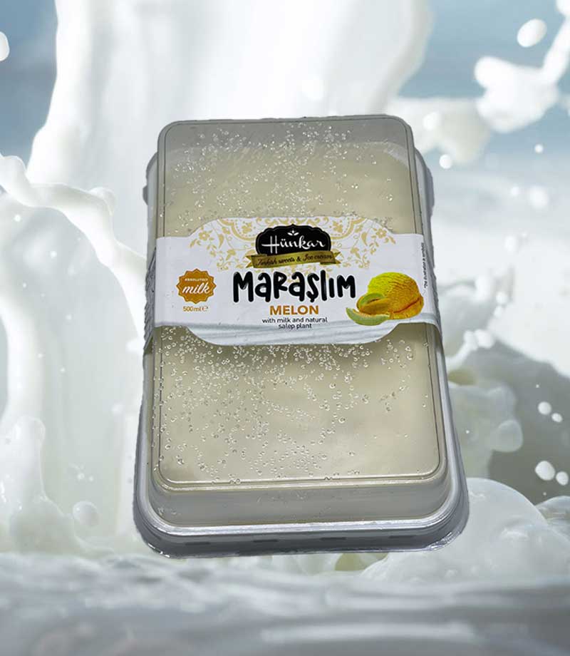 Hünkar Maraşlım Kavunlu Dondurma 500 gr.